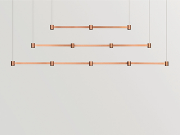 ART MODULAR - LED brass pendant lamp by Arkoslight