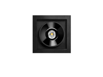 BLACK FOSTER RECESSED 1 - Recessed LED aluminium spotlight by Arkoslight