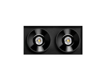 BLACK FOSTER TRIMLESS 2 - Recessed LED multiple aluminium spotlight by Arkoslight