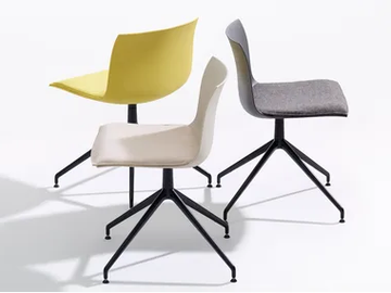 CATIFA 53 - NEW EDITION - Trestle-based polypropylene chair by Arper