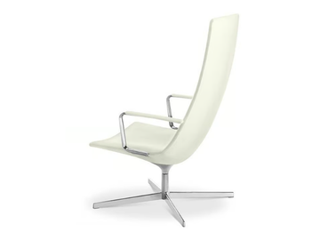 CATIFA 70 - Armchair with armrests with 4-spoke base by Arper