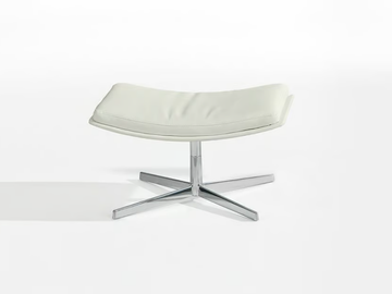 CATIFA 70 - Footstool with 4-spoke base by Arper