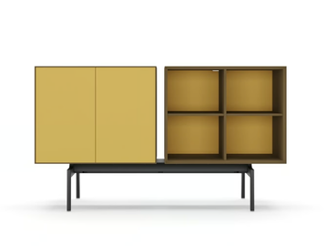 SEMITON 2 UNITS - Modular MDF sideboard by Arper