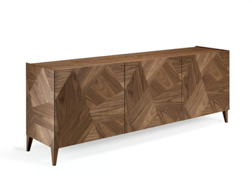 FRAMMENTI L411N - Walnut sideboard by Arte Brotto