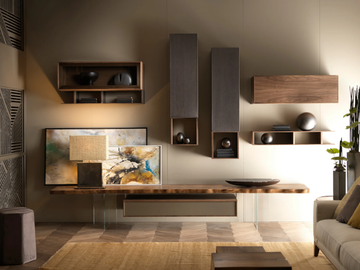 GEO 01 - Sectional storage wall by Arte Brotto