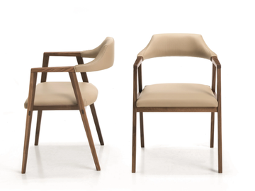 LEONARDO L31 - Upholstered chair by Arte Brotto