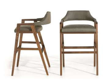 LEONARDO L32 - Stool with integrated cushion by Arte Brotto