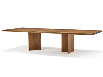 VERO - BOOMERANG - Rectangular solid wood table by Arte Brotto