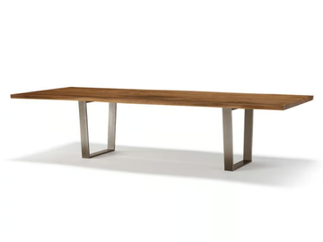 VERO COMPACT - MINIMAL - Rectangular solid wood table by Arte Brotto