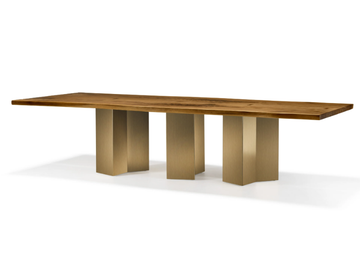 VERO - ESA - Rectangular solid wood table by Arte Brotto