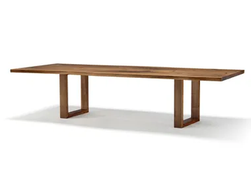 VERO - U - Rectangular solid wood table by Arte Brotto