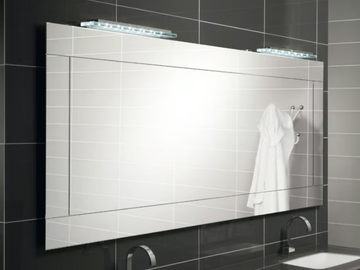 TETRIS - Rectangular wall-mounted mirror with integrated lighting by ARTELINEA