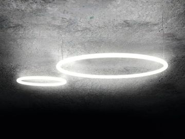 ALPHABET OF LIGHT CIRCULAR - LED methacrylate pendant lamp by Artemide