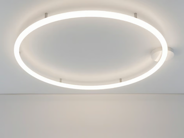 ALPHABET OF LIGHT CIRCULAR - Methacrylate wall lamp / ceiling lamp by Artemide