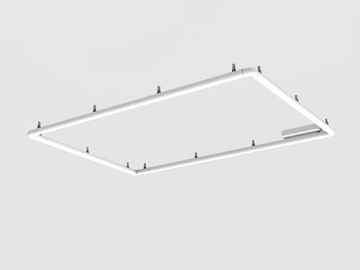 ALPHABET OF LIGHT SQUARE-RECTANGULAR - Methacrylate wall lamp / ceiling lamp by Artemide