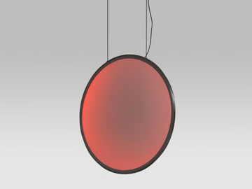 DISCOVERY VERTICAL - LED RGB aluminium pendant lamp by Artemide