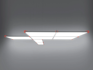 GRAFA SYSTEM - Modular aluminium and polycarbonate pendant lamp by Artemide