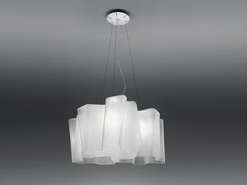 LOGICO 3X120° - Blown glass pendant lamp by Artemide