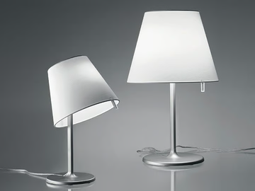 MELAMPO - Adjustable silk bedside lamp by Artemide