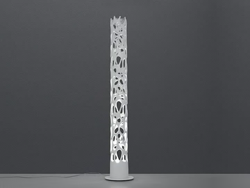 NEW NATURE - LED chrome plated steel floor lamp by Artemide