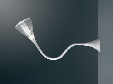 PIPE - Fluorescent adjustable wall lamp by Artemide
