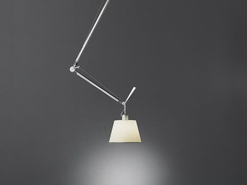TOLOMEO DECENTRATA - Dimmable swivel pendant lamp by Artemide