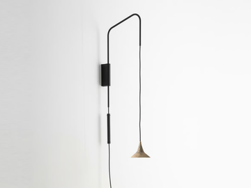 UNTERLINDEN - LED brass wall lamp by Artemide