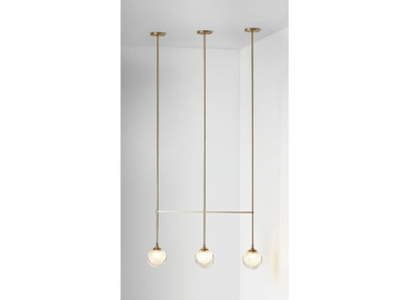 FIZI TRIPLE BALL - LED glass pendant lamp by Articolo Studio
