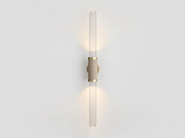 SCANDAL TALL - LED glass wall lamp by Articolo Studio