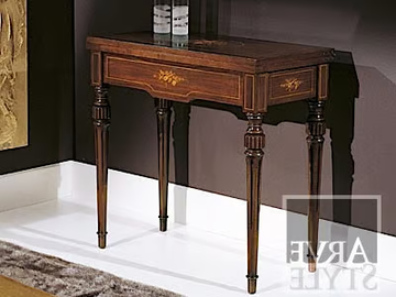 ALESSANDRO - Extending rectangular solid wood console table by Arvestyle