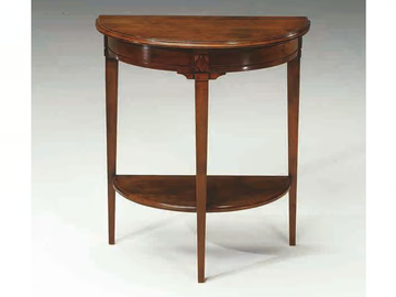 CANALETTO - Demilune cherry wood console table by Arvestyle