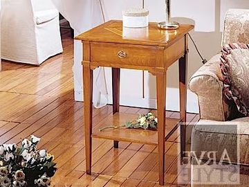 CANALETTO - Square cherry wood coffee table by Arvestyle