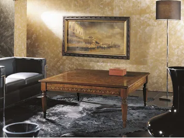 CANALETTO - Square solid wood coffee table by Arvestyle