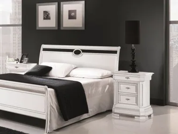 CAPRI - Solid wood bedside table with drawers by Arvestyle