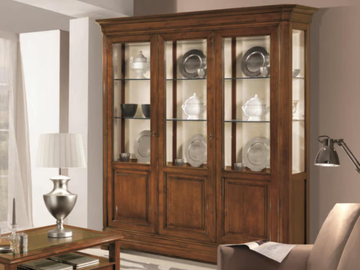 CAPRI - Solid wood display cabinet by Arvestyle