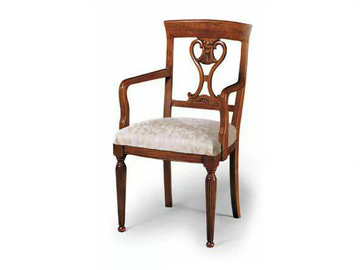 CAVOUR - Solid wood chair open back by Arvestyle