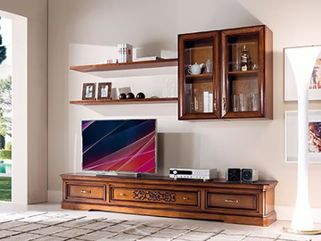 EXCLUSIVE - Wall-mounted TV wall system by Arvestyle