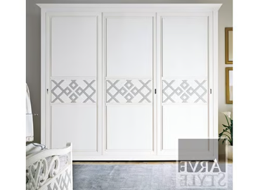 NAIMA - Solid wood wardrobe with sliding doors by Arvestyle