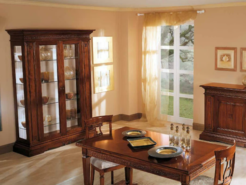POSITANO - Solid wood display cabinet by Arvestyle