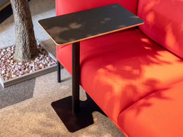 ADJACENT - Rectangular plywood side table by Askia