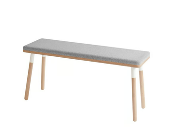 MARCO - Upholstered fabric bench by Askia