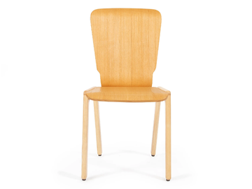TIPRO - Stackable oak chair by Askia