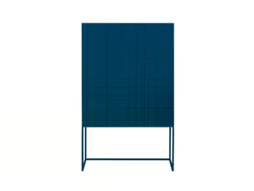 KILT LIGHT 90 - Highboard with doors by ASPLUND