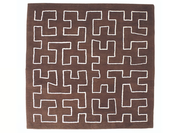 MAZE - Patterned square rug by ASPLUND