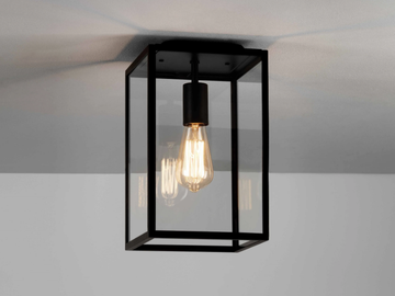 HOMEFIELD CEILING - Dimmable Glass and Stainless Steel outdoor ceiling lamp by Astro Lighting