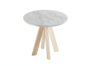 A.NGELO - Round Carrara marble coffee table by Atipico