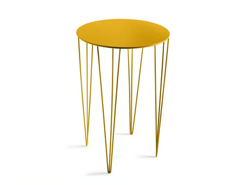 CHELE ROUNDED - Round iron contract table by Atipico