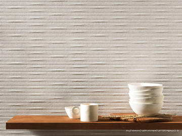 3D WALL CARVE WHITTLE - White-paste 3D Wall Cladding by Atlas Concorde