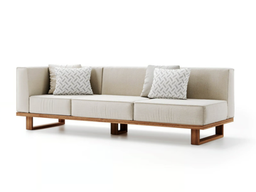 9.ZERO 3P RIGHT CORNER - 3 seater fabric sofa by Atmosphera
