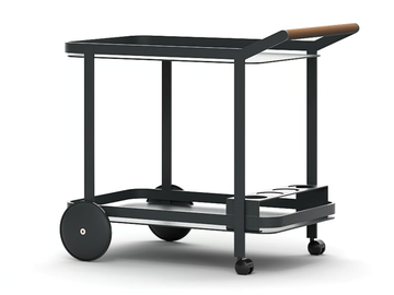 BUTLER - Aluminium garden trolley by Atmosphera